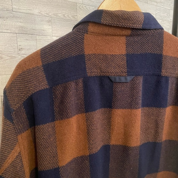 Fjallraven Mens Canada Wool Blend Plaid Flannel Snap Down Shirt Size 3XL - Picture 11 of 11